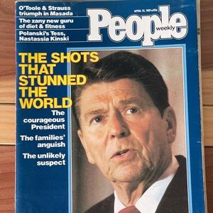 PEOPLE April 13 1981 RONALD REAGAN NASTASSIA KINSKI RICHARD SIMMONS